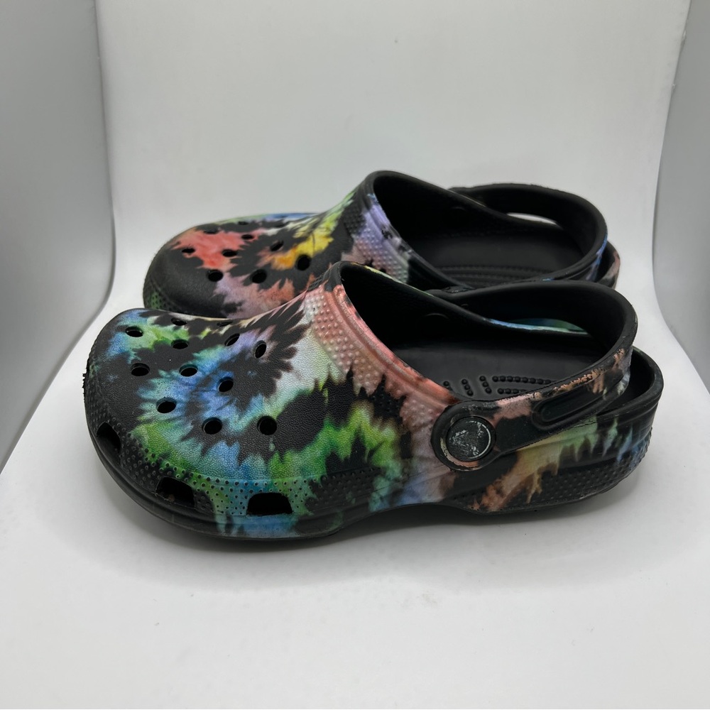 CROCS Kids Tie-Dye Clogs - Multicolor